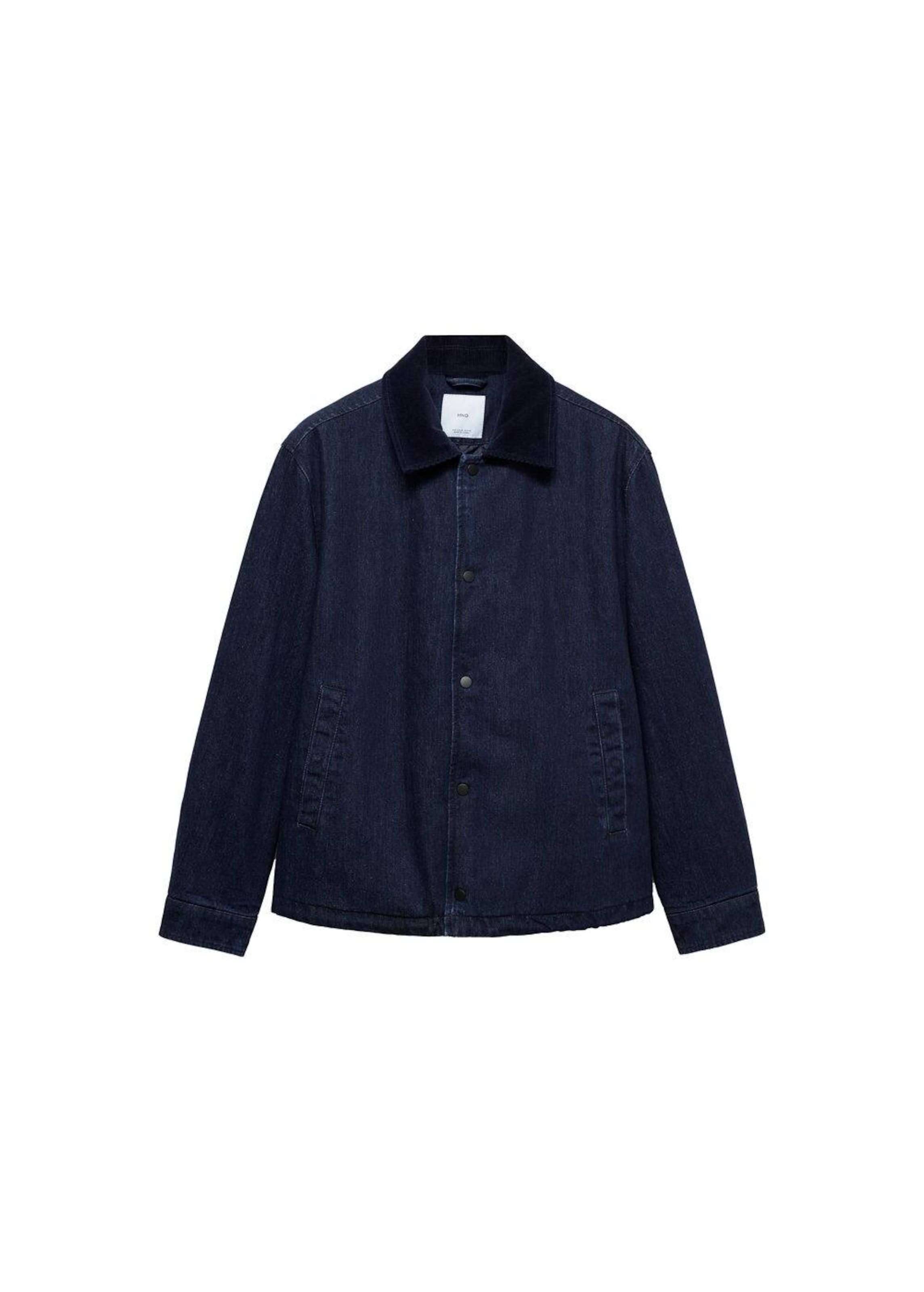 MANGO MAN Jacke 'Buck' in Blau: Vorderseite