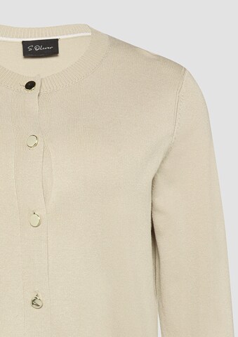 s.Oliver BLACK LABEL Knit cardigan in Beige