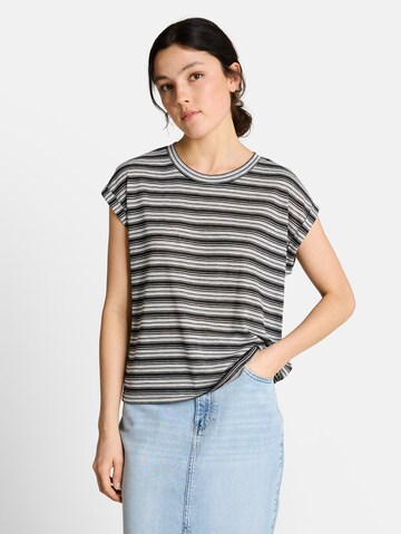 TOM TAILOR DENIM T-Shirt in Schwarz: Vorderseite