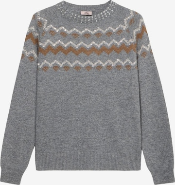 Pull-over oltre en gris : devant