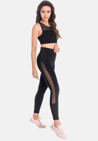 TEYLI Skinny Leggings 'Mappy' - fekete