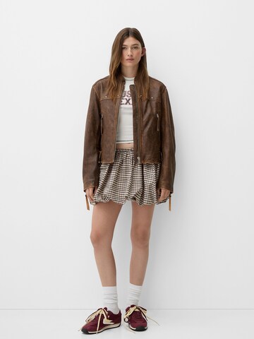Bershka Skirt in Beige