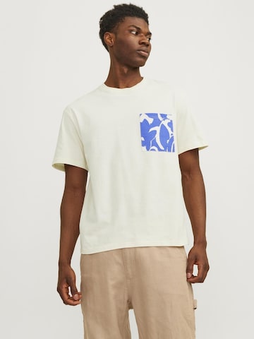 JACK & JONES Shirt 'Marbella' in Beige: front