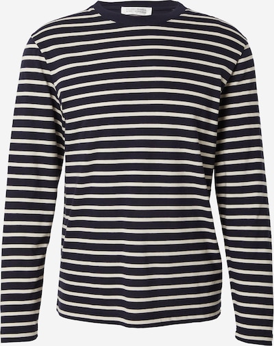 Marškinėliai 'Toni' iš Guido Maria Kretschmer Men, spalva – tamsiai mėlyna jūros spalva / vilnos balta, Prekių apžvalga