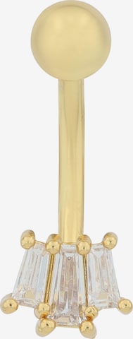 Akzent Piercings 'Zirkonia' in Gold: front