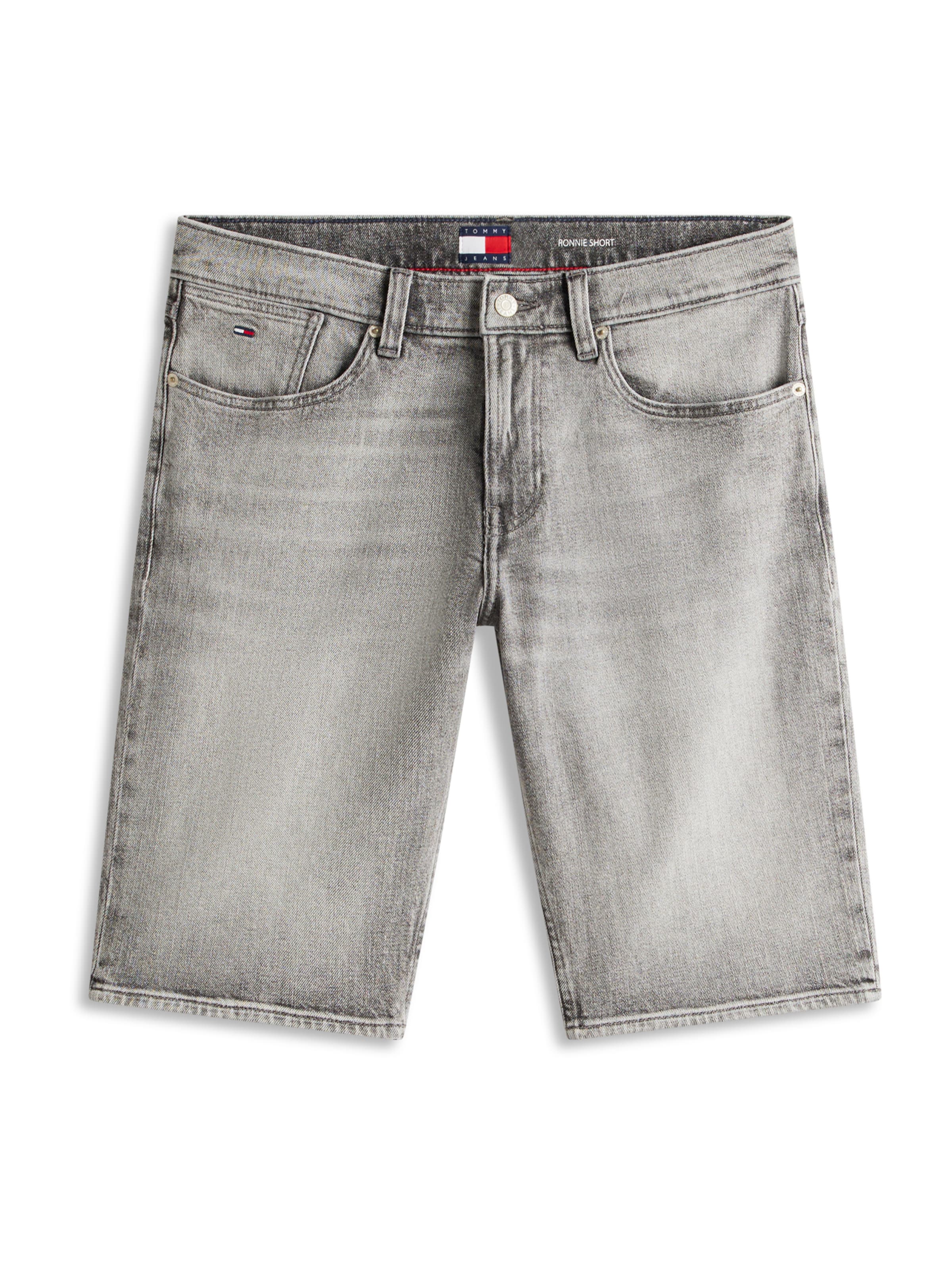 Tommy Jeans Szabványos Farmer 'RONNIE' - szürke: elől