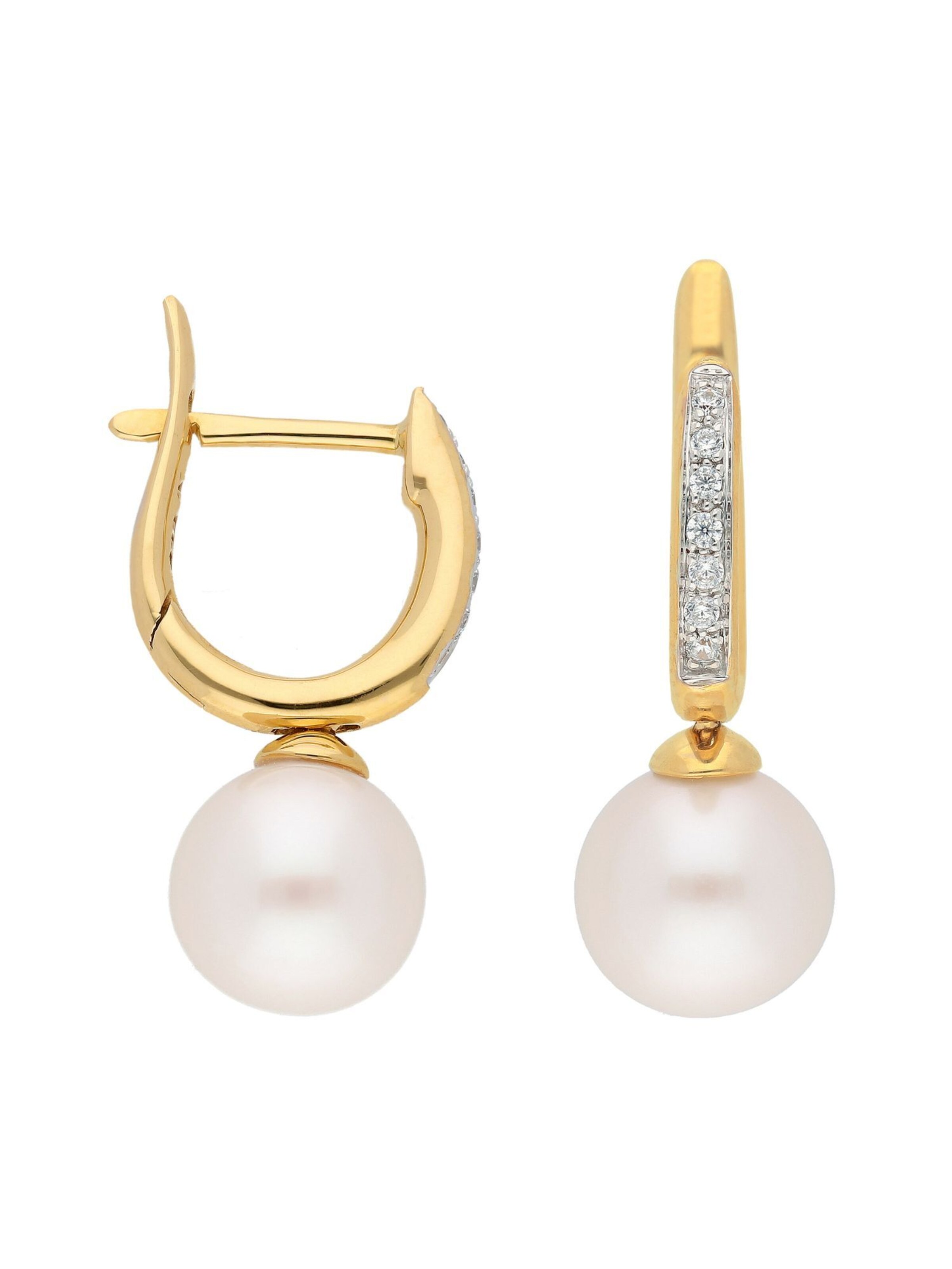 Adelia´s Ohrringe in Gold: Vorderseite