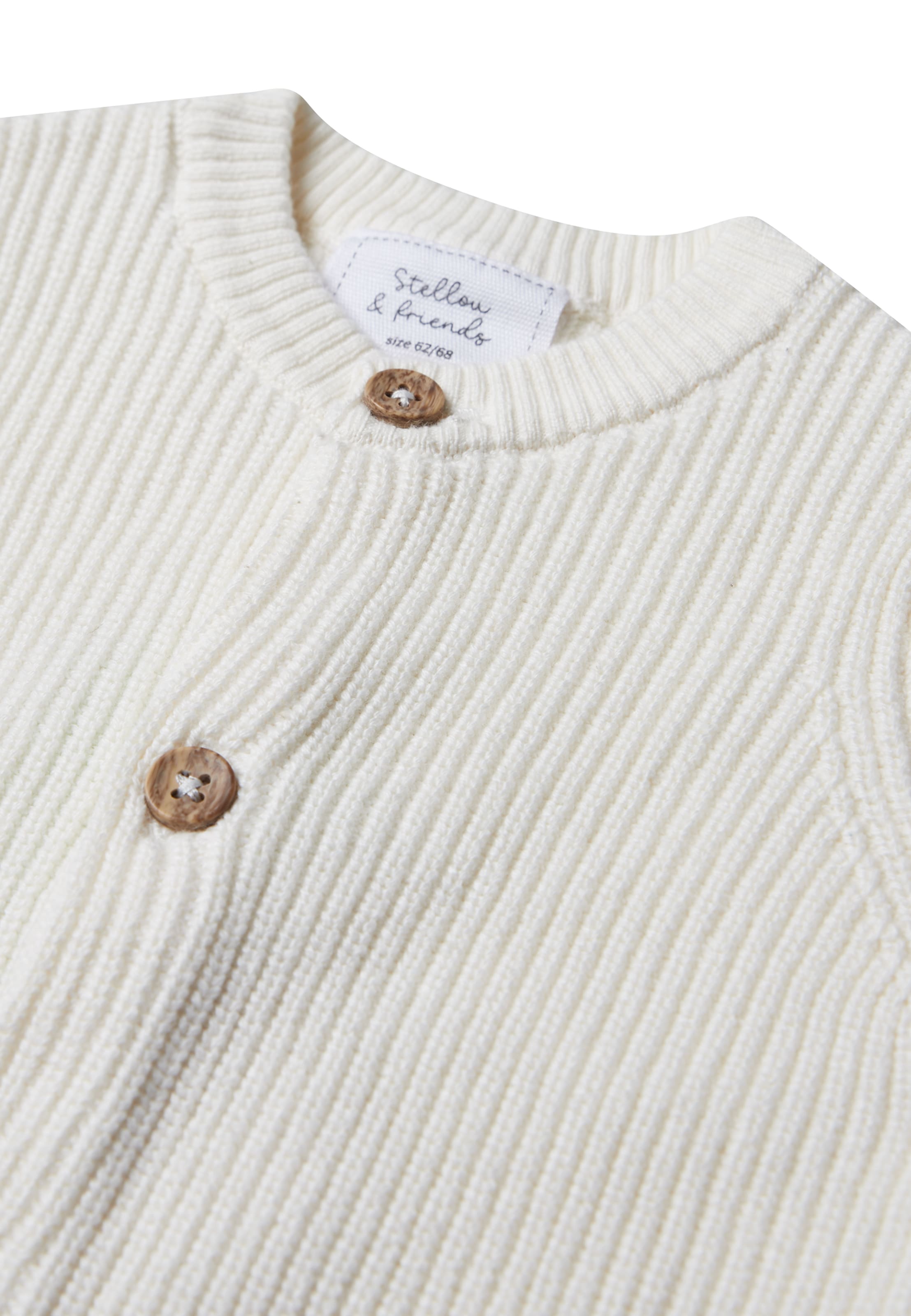 Stellou & Friends Strickjacke in Weiß