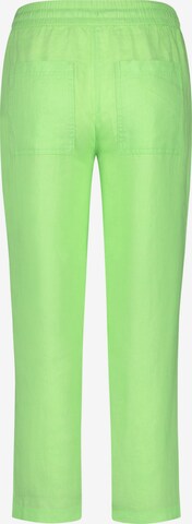 GERRY WEBER Ohlapna forma Hlače | zelena barva