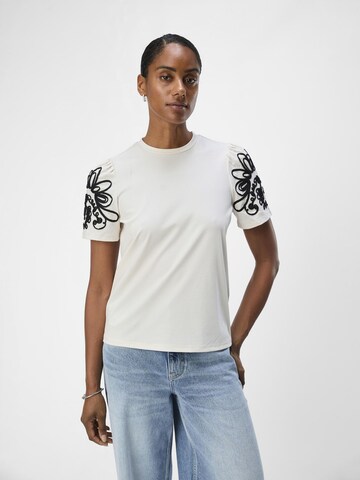 OBJECT Shirt in Wit: voorkant