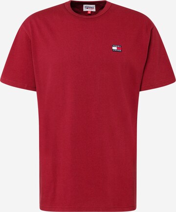 Tommy Jeans T-Shirt in Rot: predná strana