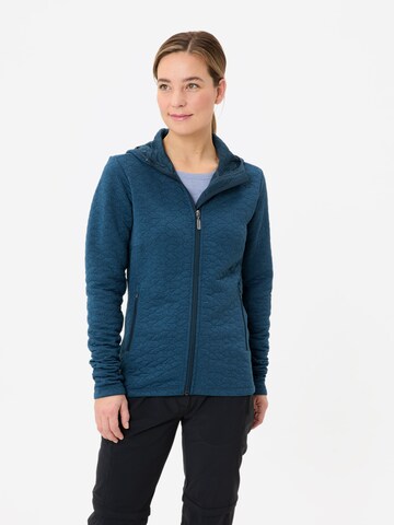 VAUDE Athletic fleece jacket 'Silda' in Blue