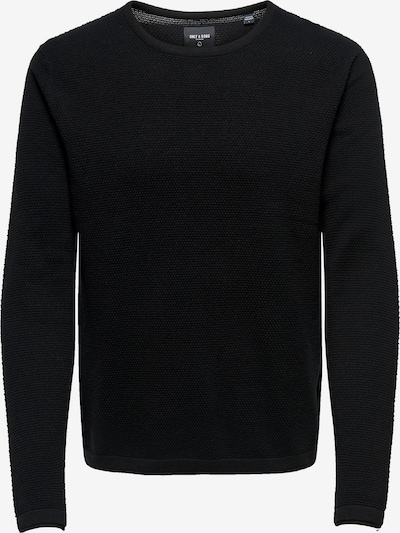 Only & Sons Pullover 'Panter' in schwarz, Produktansicht