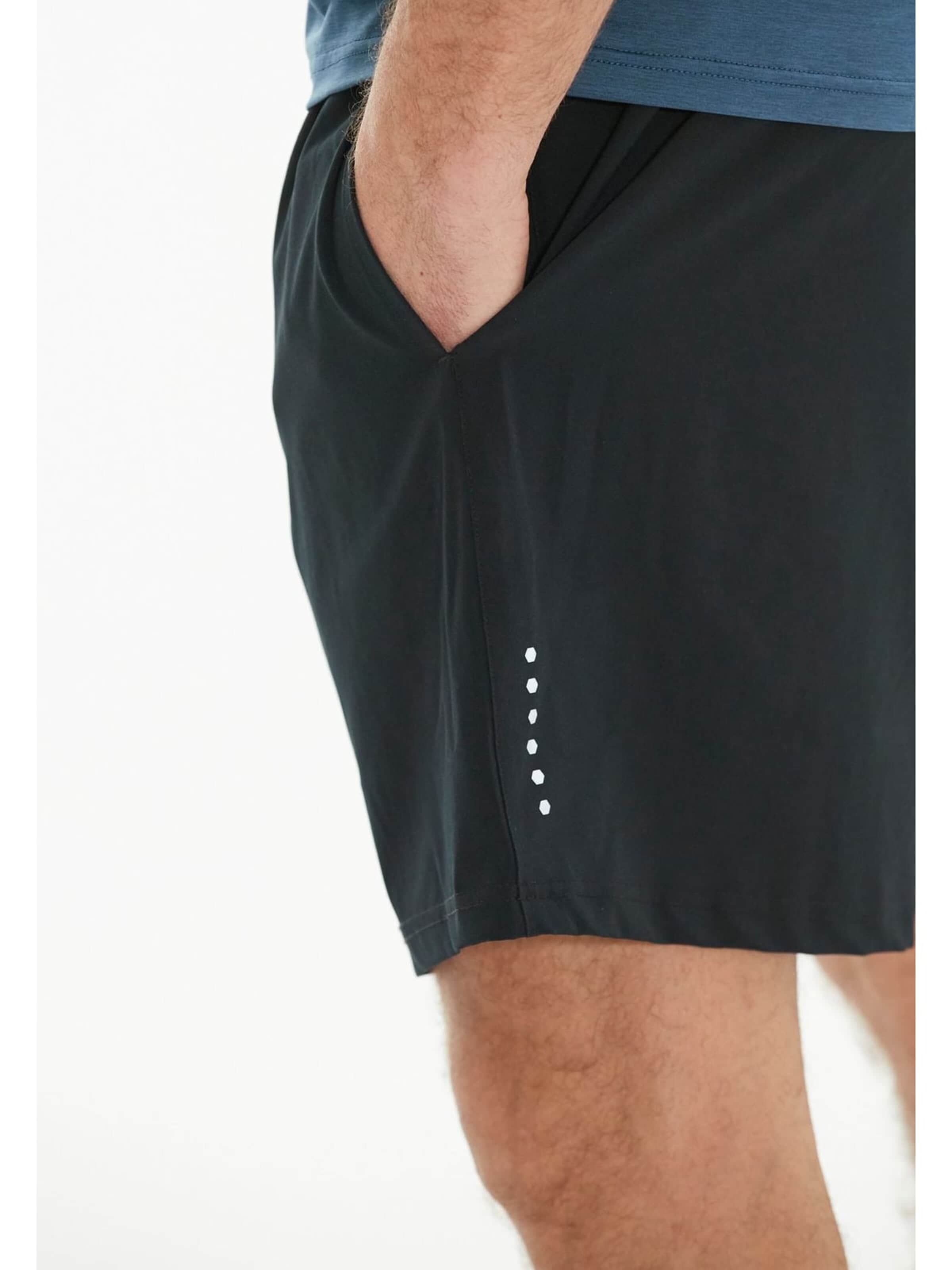 ENDURANCE Regular Sportbroek 'Vanclause M Shorts' in Zwart