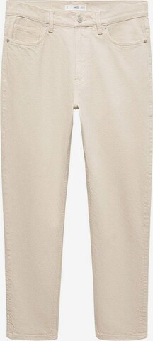 MANGO MAN Tapered Jeans 'Ben' in Beige: predná strana