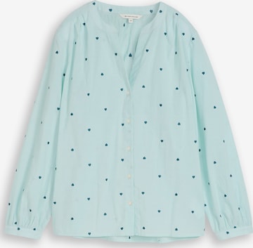 Chemisier TOM TAILOR en bleu : devant