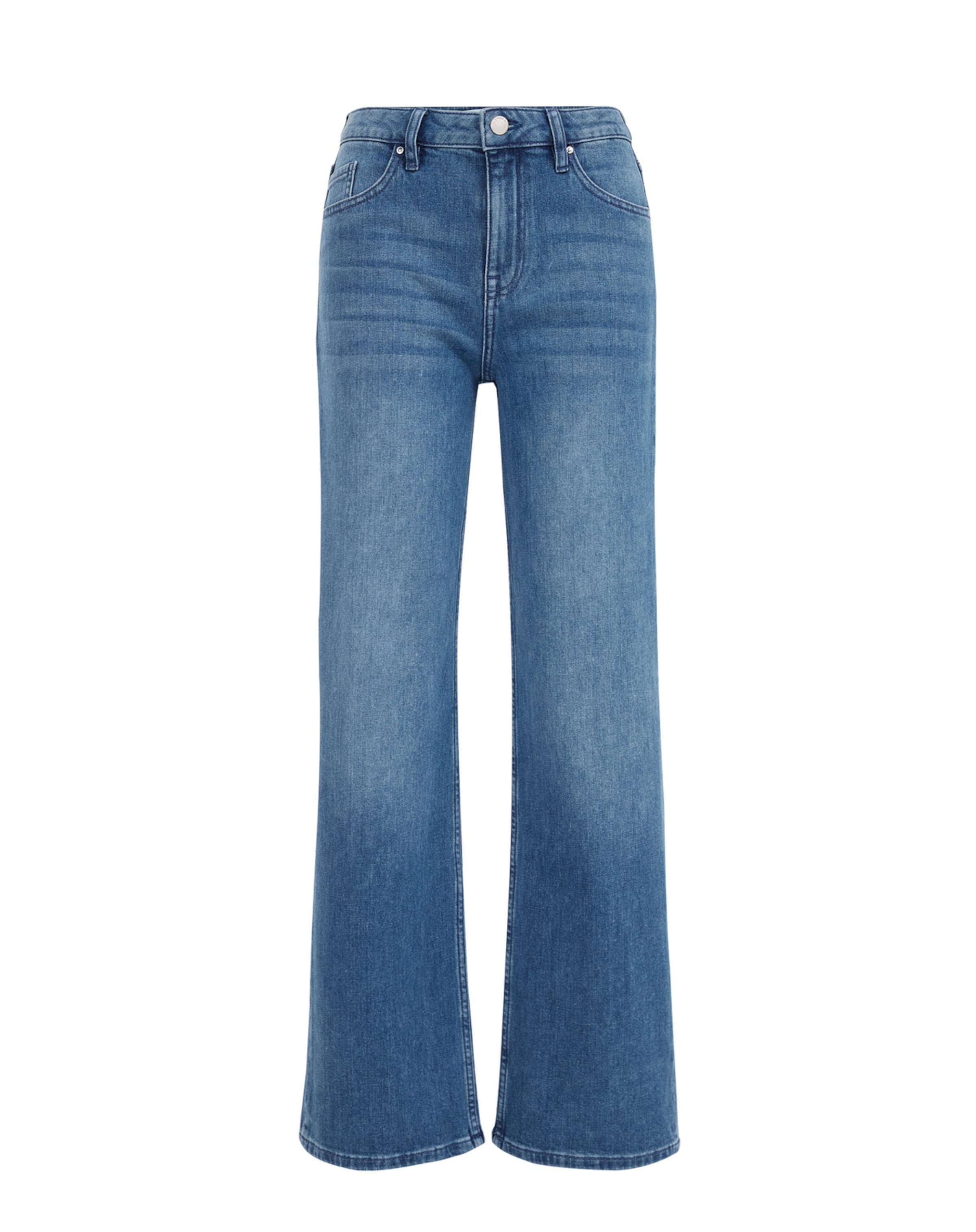 WE Fashion Jeans i mørkeblå / brun, Produktvisning