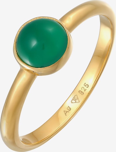 ELLI PREMIUM Prsten u zlatna / smaragdno zelena, Pregled proizvoda