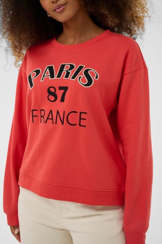 Cream Sweatshirt 'CRBisa' in Rot