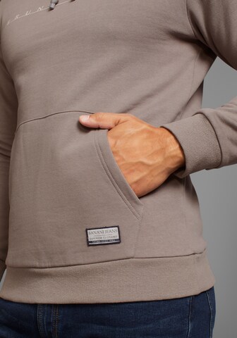 Bruno Banani LM Sweatshirt in Braun