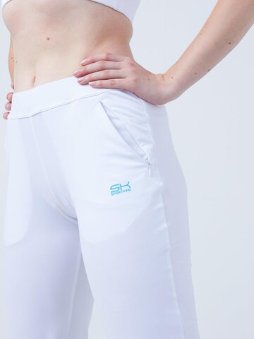 SPORTKIND Regular Sporthose 'Training Pants'‌‌‌‌‌‌‌‌‌‌ in Weiß