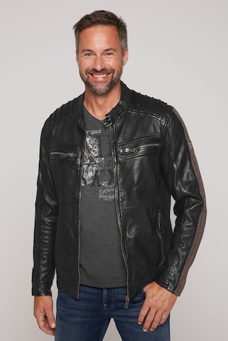 CAMP DAVID Between-Season Jacket in Black: front