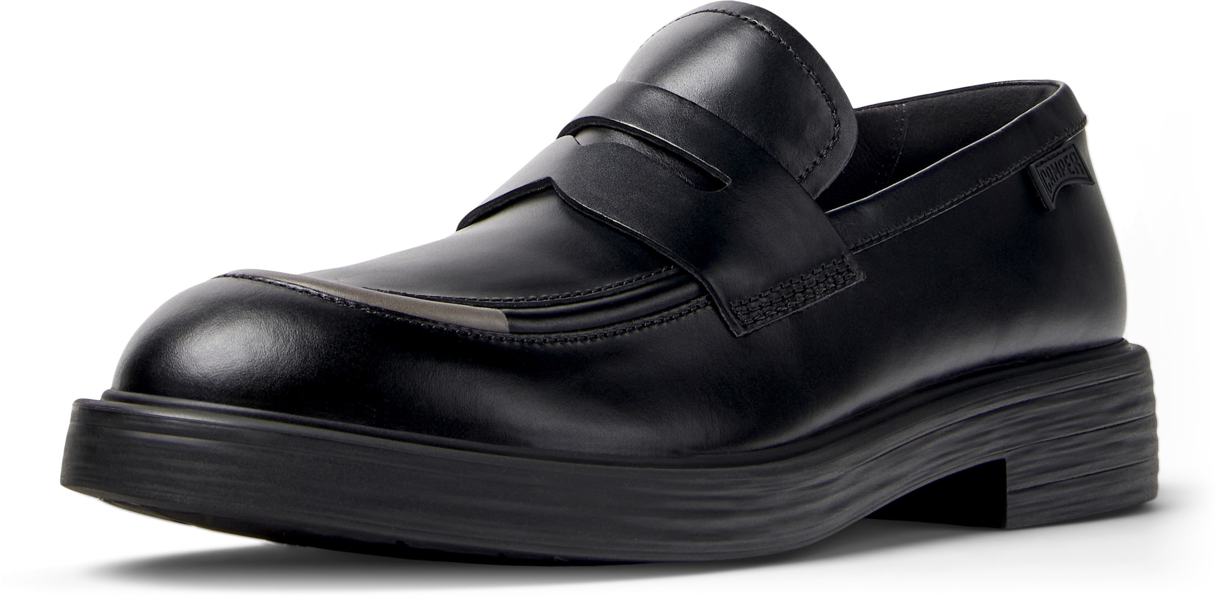 CAMPER Moccasin 'Dean  Twins' in Black: front