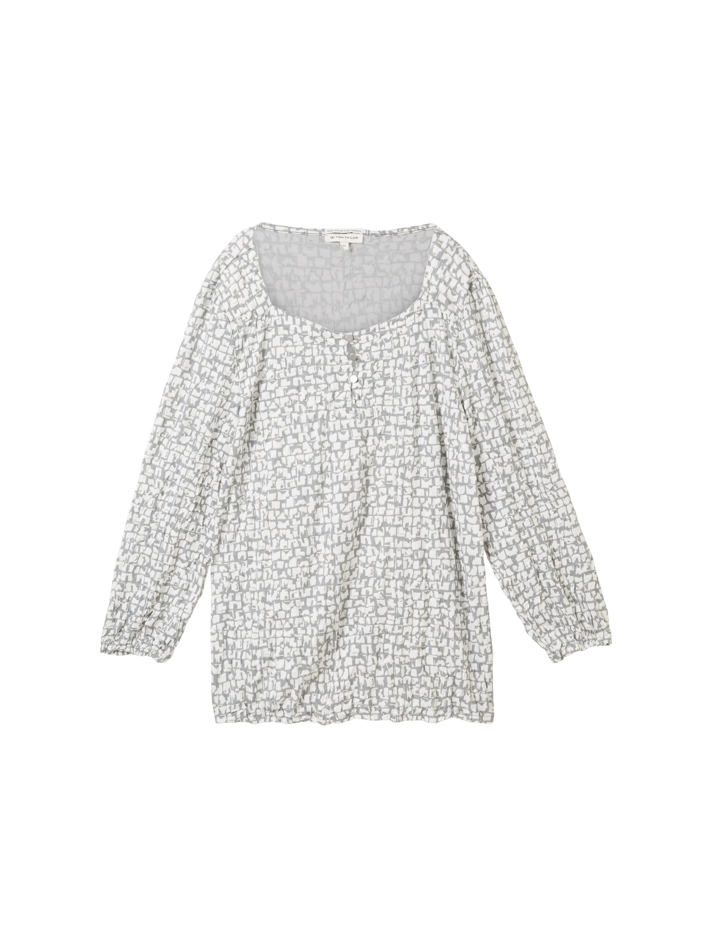 TOM TAILOR Bluse in Grau: Vorderseite