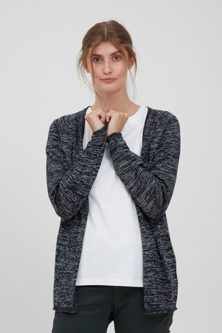 Oxmo Knit Cardigan 'Danila' in Blue: front