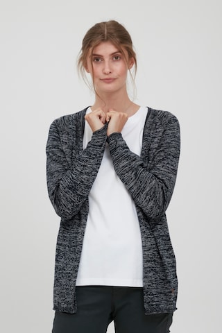 Oxmo Knit Cardigan 'Danila' in Blue: front