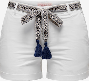 ONLY Normální Chino kalhoty 'GEORGIA' – bílá: přední strana