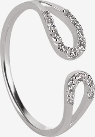 TOSH Ring in Silber: front