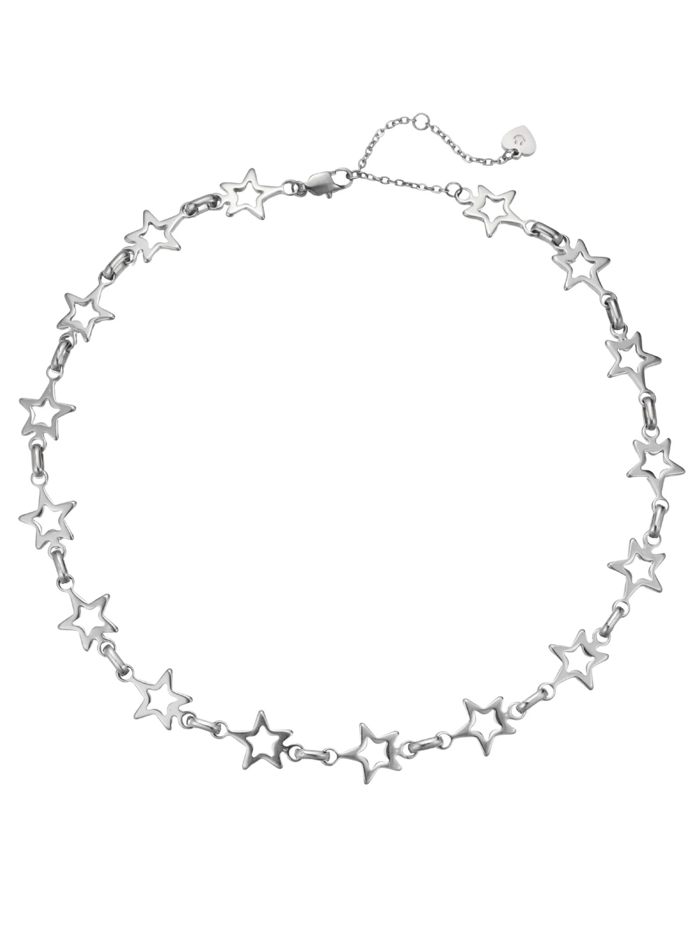 Chaîne 'Star Choker' Hey Happiness en argent