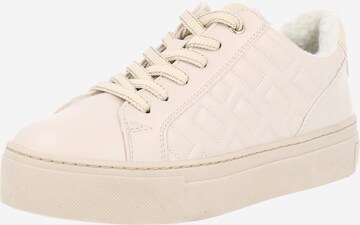 MARCO TOZZI Sneakers laag in Beige: voorkant