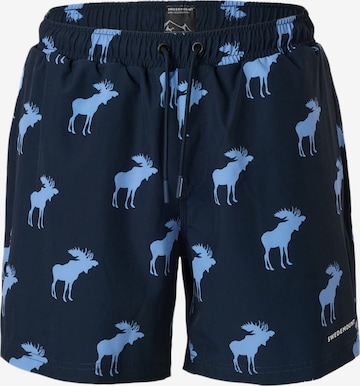 SWEDEMOUNT - Bermudas 'Forest' en azul: frente