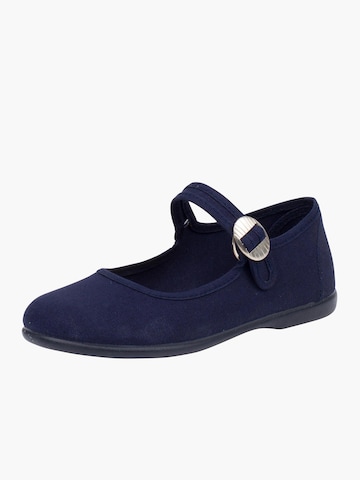 Ballerines Pisamonas en bleu : devant