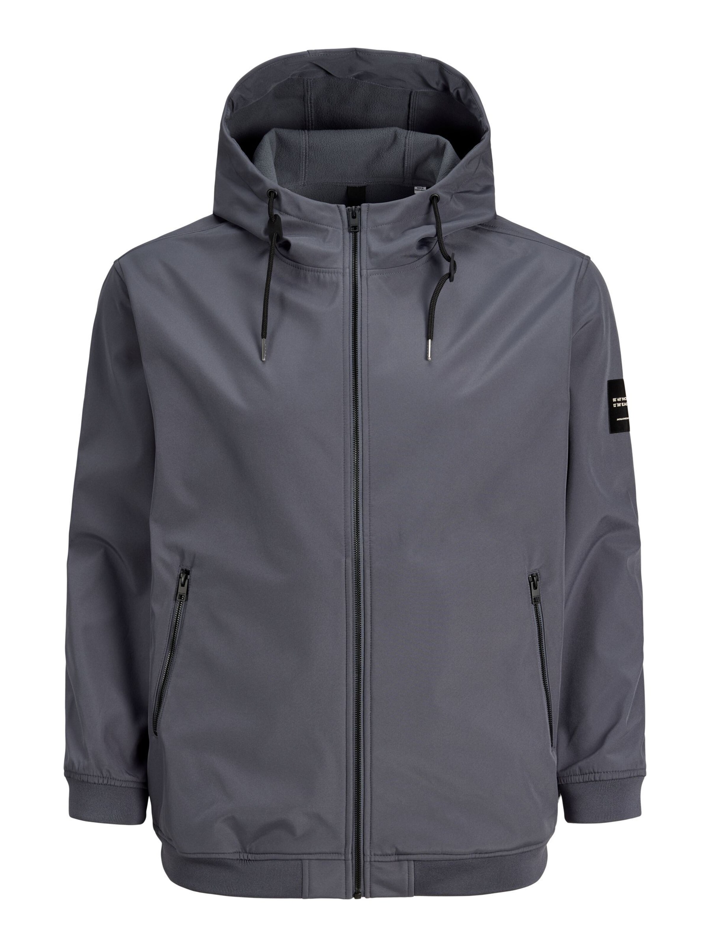Jack & Jones Plus Jacke in Grau: Vorderseite