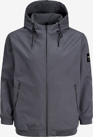 Jack & Jones Plus Jacke in Grau: Vorderseite