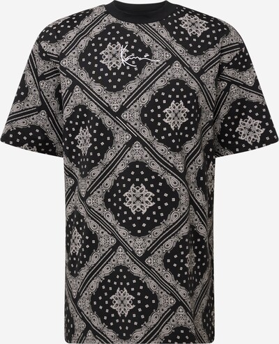 Karl Kani T-Shirt en gris / noir / blanc, Vue avec produit