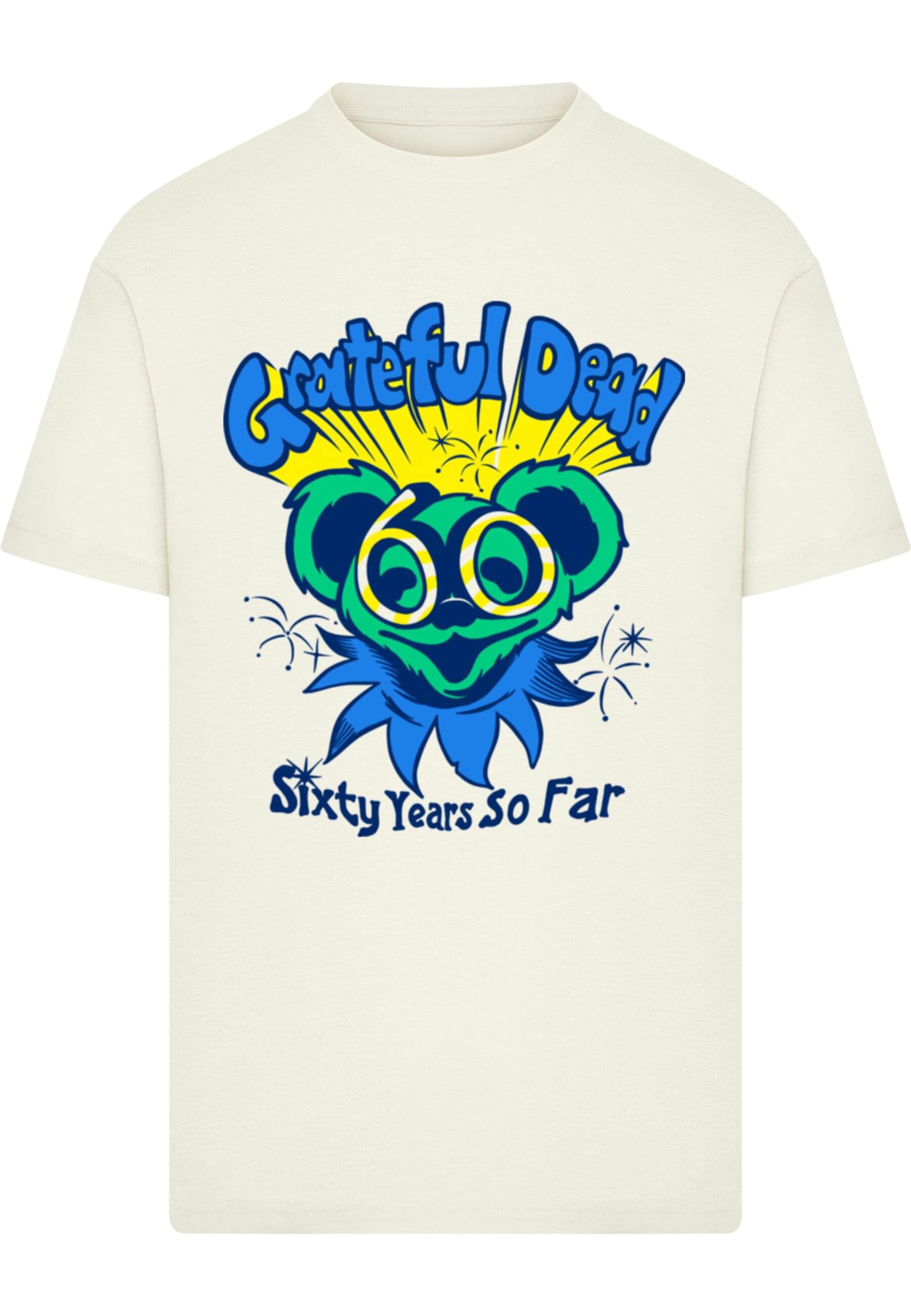 Maglietta 'Gratefull Dead Sixty Years' di Merchcode in beige: frontale