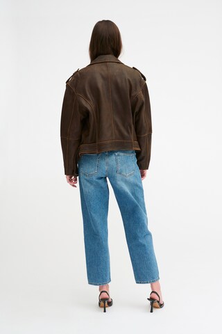 My Essential Wardrobe Between-Season Jacket 'Gilo ' in Brown