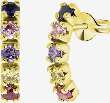 Lucardi Earrings 'Klassisch' in Gold: front