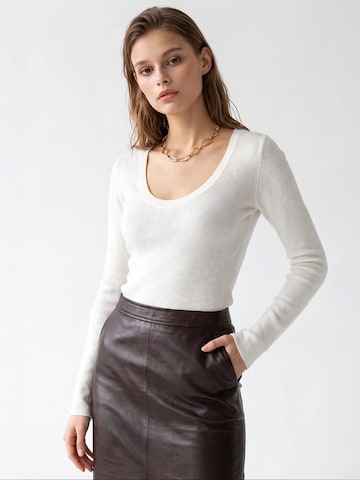 Pullover di MixRay in marrone: frontale