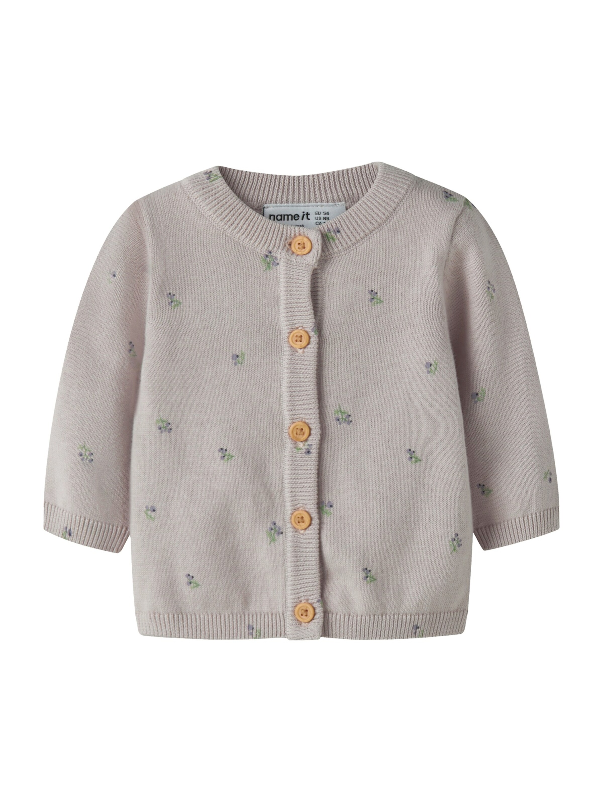 NAME IT Cardigan 'NBFBETA' i lilla: forside