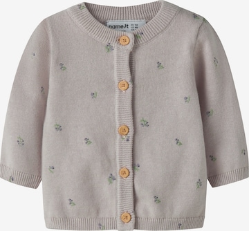 NAME IT Cardigan 'NBFBETA' i lilla: forside