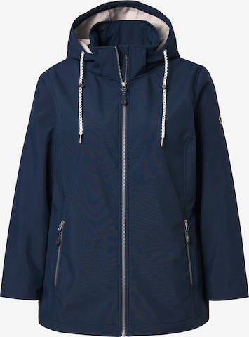 mėlyna Ulla Popken Demisezoninė striukė: priekis