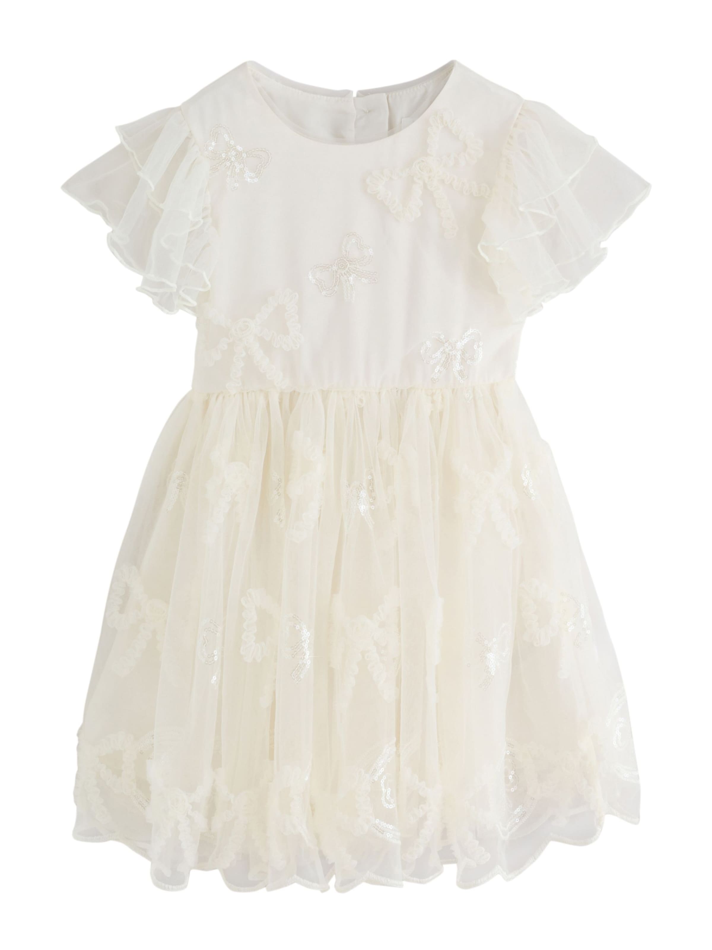 Next - Vestido en blanco: frente