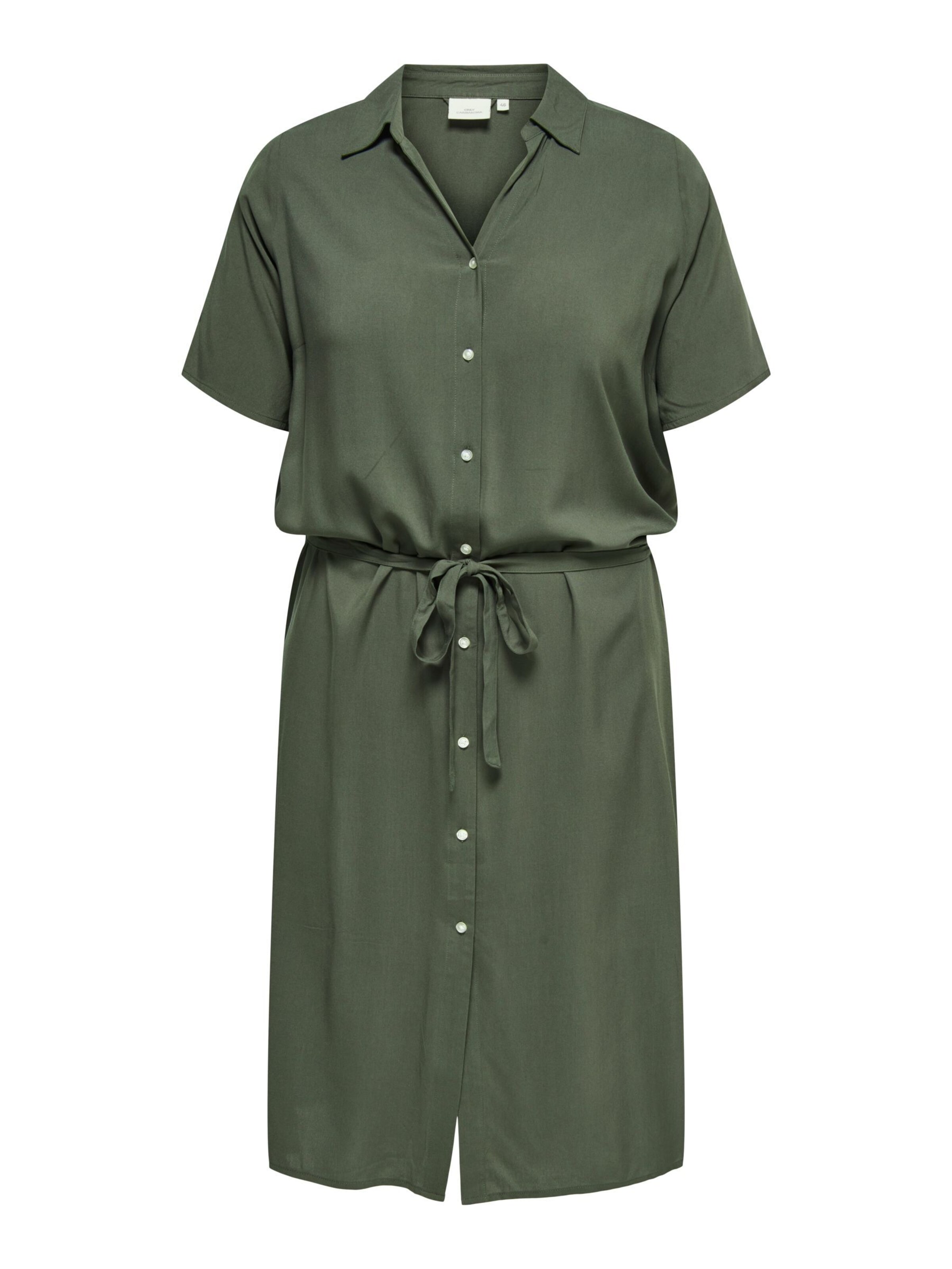 ONLY Carmakoma Shirt dress 'CARYasmin' in Olive, Item view