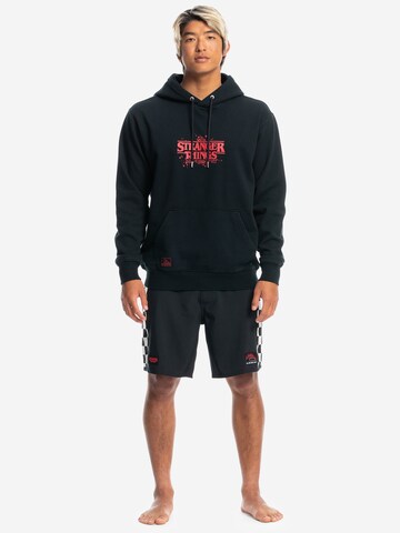 QUIKSILVER Athletic Sweatshirt in Black