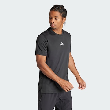 ADIDAS PERFORMANCE Performance shirt 'Designed for Training' in Black: front